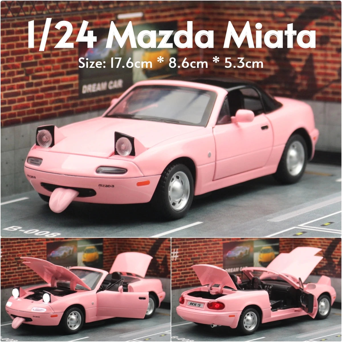 1:32 Mazda MX-5 Miniature Diecast Miata RoadSter