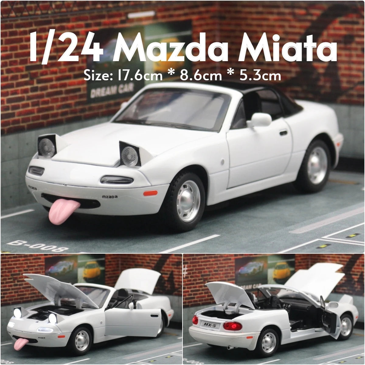 1:32 Mazda MX-5 Miniature Diecast Miata RoadSter